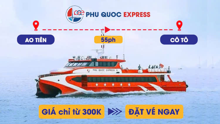 Tàu Phú Quốc Express Ao Tiên - Cô Tô